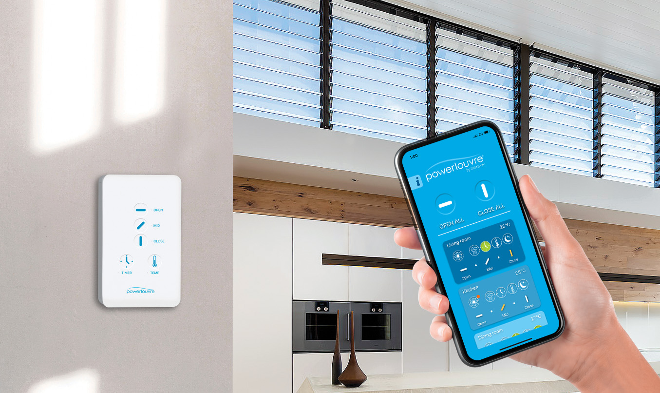 Breezway Powerlouvre windows